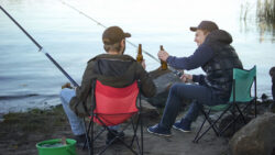 two friends enjoying the fishing near our st augustine erntals