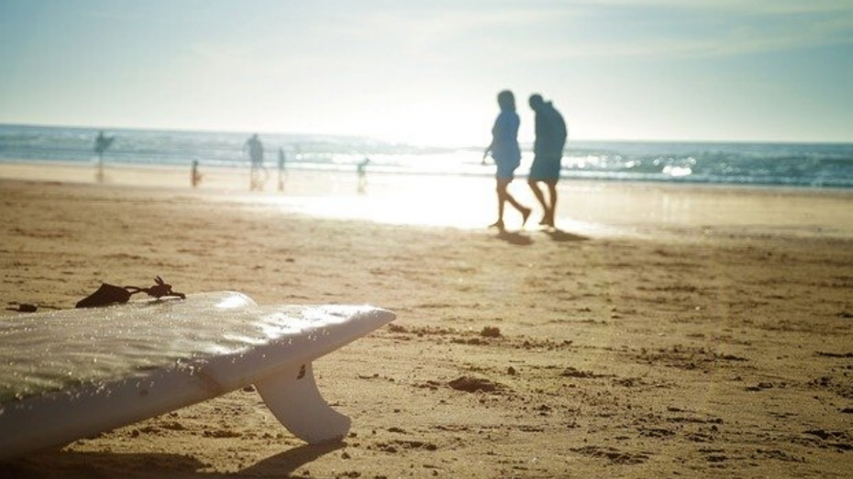 Morning Beach Activity