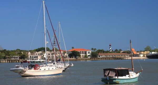 boats on water in St Augustine