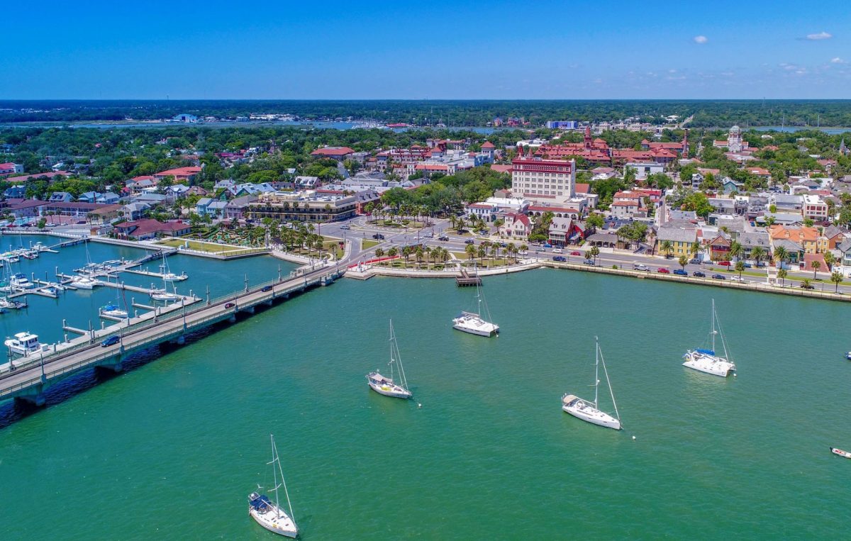 aerial view st. augustine