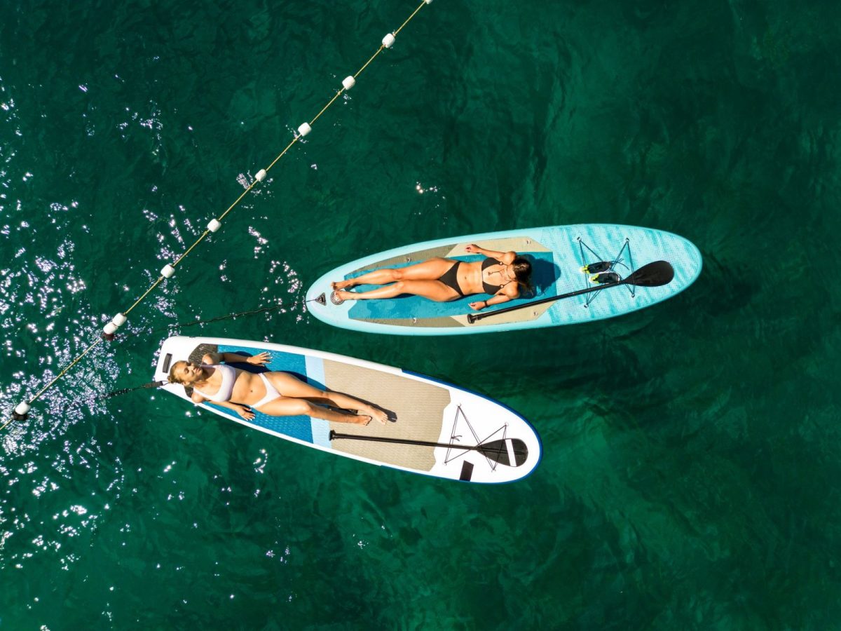 women on paddleboards in St. Augustine