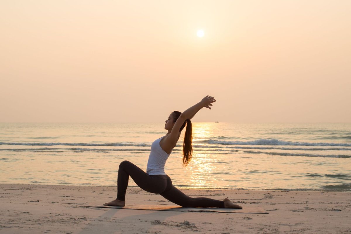beach yoga in St. Augustine